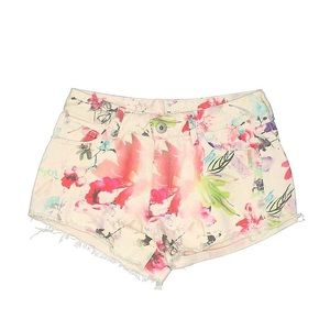 NWOT DL1961 Ivy Carnival high rise shorts watercolor floral denim size 26 new